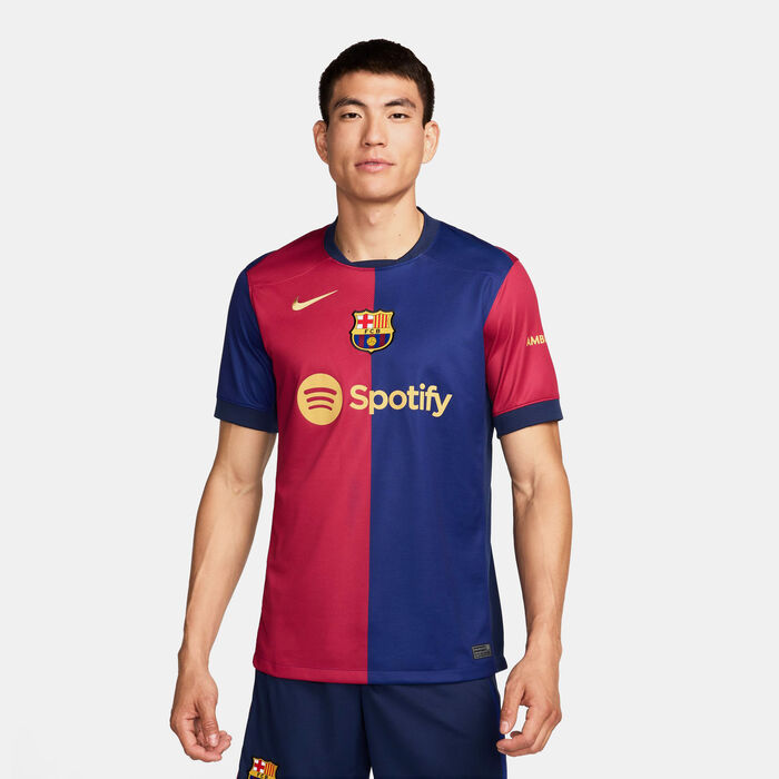 Nike Men's F.C. Barcelona Dri-FIT Stadium Home Replica Football Jersey - 2024/25 Blue Nike Men's F.C. Barcelona Dri-FIT Stadium Home Replica Football Jersey - 2024/25 Blue image number 0