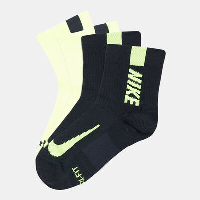 Nike Multiplier Ankle Socks (2 Pack) Multi