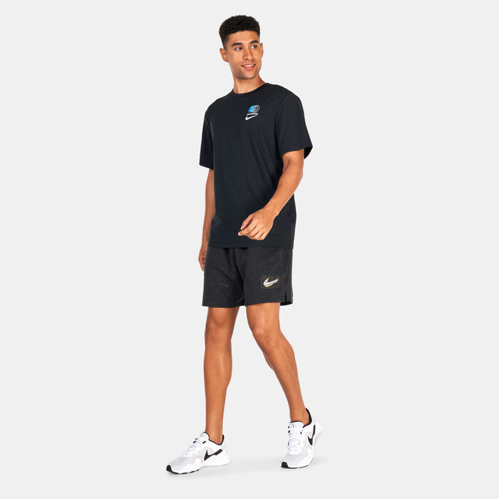 Nike Men's Dri-FIT Fleece Fitness Shorts Black image number 2