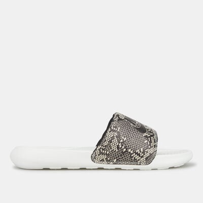 Nike Women's Victori One Printed Slide Black Nike Women's Victori One Printed Slide Black