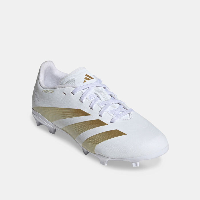 adidas Kids' Predator League Firm Ground Football Shoes White image number 1