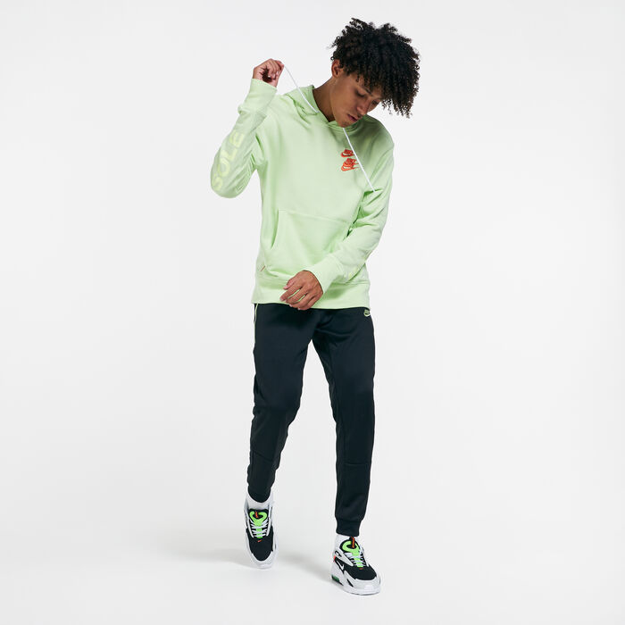 Nike Men's Sportwear World Tour Pullover Hoodie Green Nike Men's Sportwear World Tour Pullover Hoodie Green image number 2