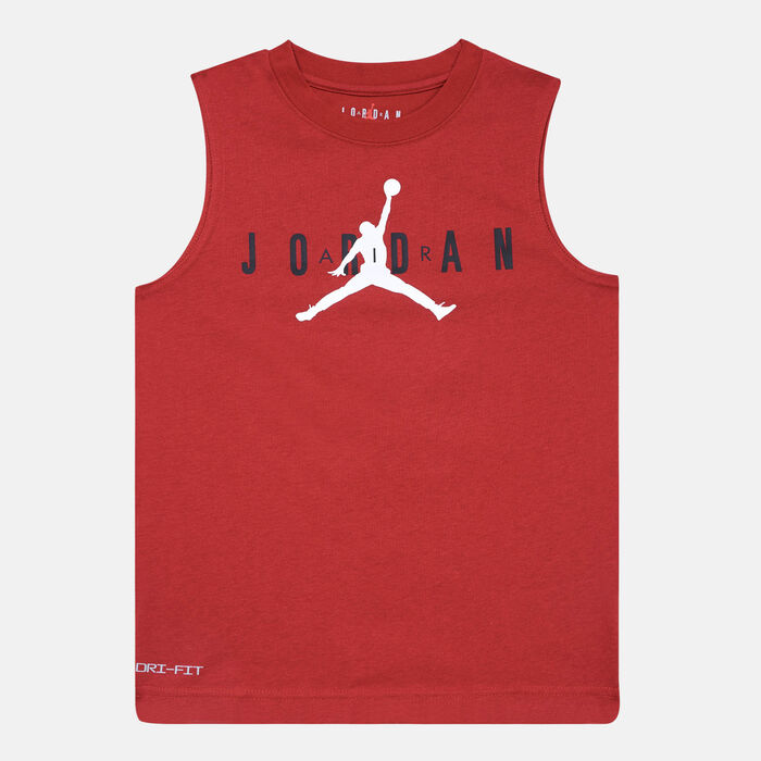 Jordan Kids' Jumpman Basketball Tank Top (Older Kids) Red Jordan Kids' Jumpman Basketball Tank Top (Older Kids) Red image number 0