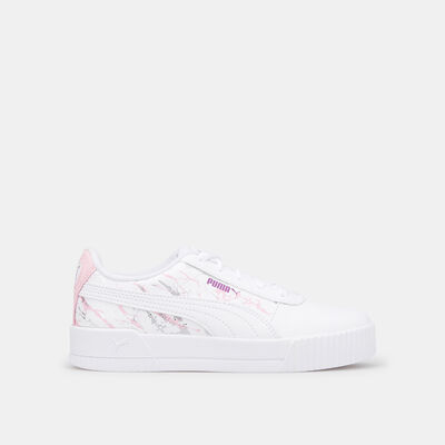 PUMA Kids' Carina Marble Glitter Shoe White PUMA Kids' Carina Marble Glitter Shoe White
