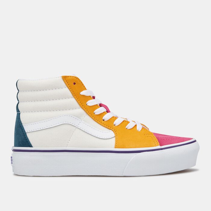 Vans Mini Cord Sk8-Hi Platform 2.0 Unisex Shoe Multi Vans Mini Cord Sk8-Hi Platform 2.0 Unisex Shoe Multi image number 0
