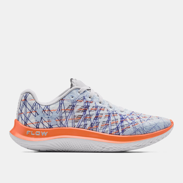 Under Armour Women's UA Flow Velociti Wind Running Shoe Grey Under Armour Women's UA Flow Velociti Wind Running Shoe Grey image number 0