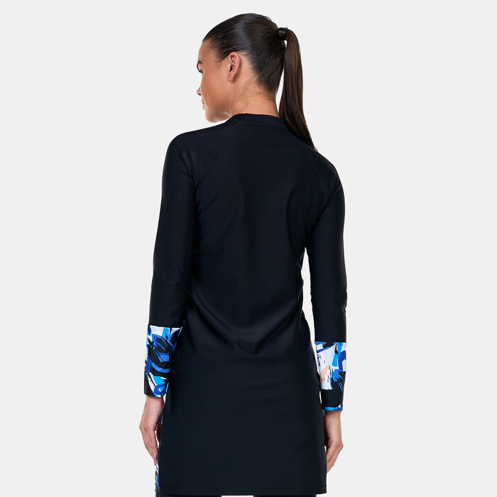 Arena Women's Modesty Swimming Tunic Multi Arena Women's Modesty Swimming Tunic Multi image number 1