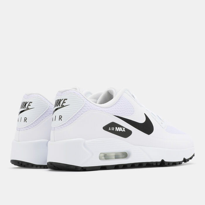 Nike Golf Men's Air Max 90 Golf Shoes White Nike Golf Men's Air Max 90 Golf Shoes White image number 2