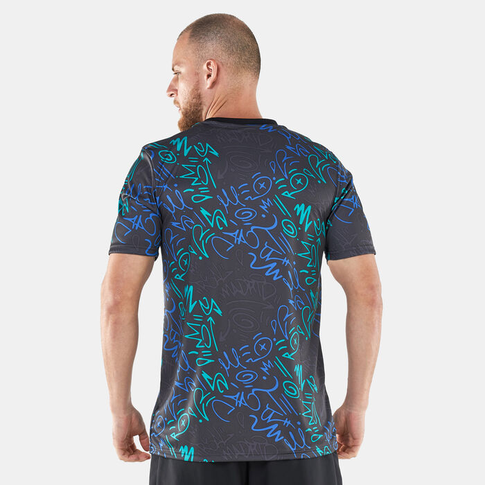adidas Men's Real Madrid Pre-Match Jersey Multi adidas Men's Real Madrid Pre-Match Jersey Multi image number 1