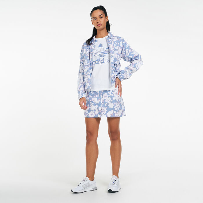 adidas Women's Allover Print Track Jacket Multi image number 2