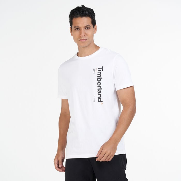 Timberland Men's Kennebec River Logo Carrier T-Shirt White Timberland Men's Kennebec River Logo Carrier T-Shirt White image number 0