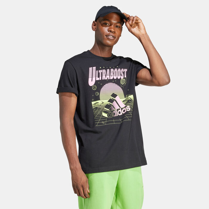 adidas Men's Ultraboost Graphic T-Shirt Black adidas Men's Ultraboost Graphic T-Shirt Black image number 2