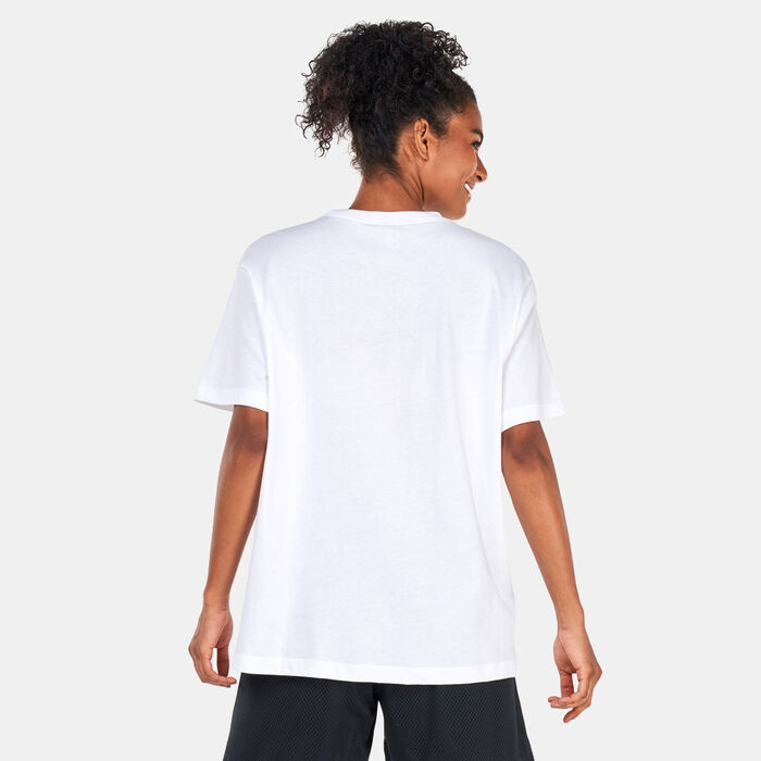 Nike Women's Swoosh Fly T-Shirt White Nike Women's Swoosh Fly T-Shirt White image number 1