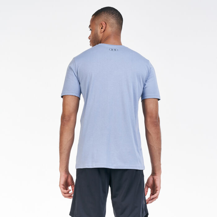 Under Armour Men's Hoops Summer Daze T-Shirt Blue Under Armour Men's Hoops Summer Daze T-Shirt Blue image number 1