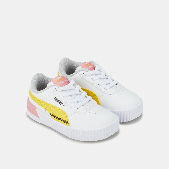 PUMA Kids' X Peanuts Carina AC Shoe White image number 1