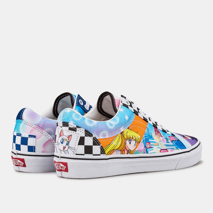 Vans Pretty Guardian Sailor Moon Patchwork Old Skool Unisex Shoe Multi Vans Pretty Guardian Sailor Moon Patchwork Old Skool Unisex Shoe Multi image number 2