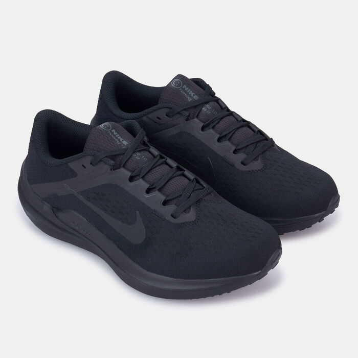 Nike Women's Winflo 10 Road Running Shoe Black image number 2