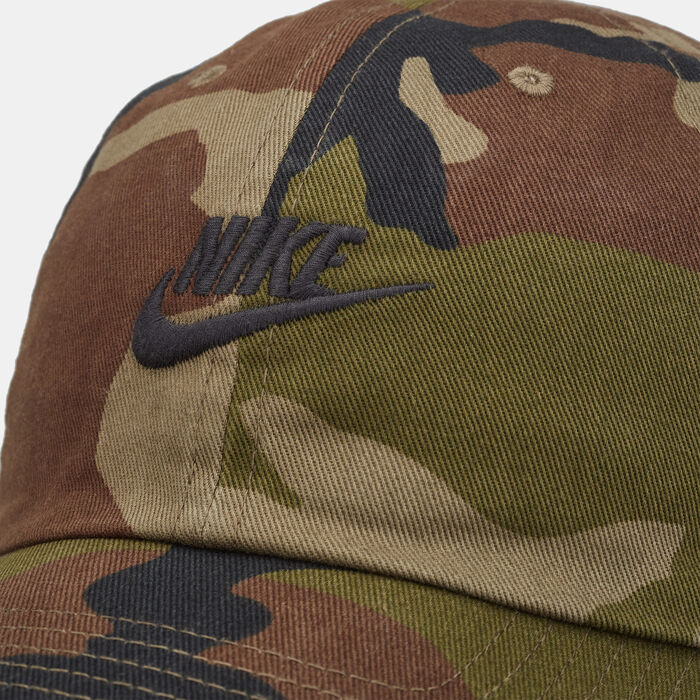 Nike Sportswear H86 Futura Wash Camo Cap Brown image number 2
