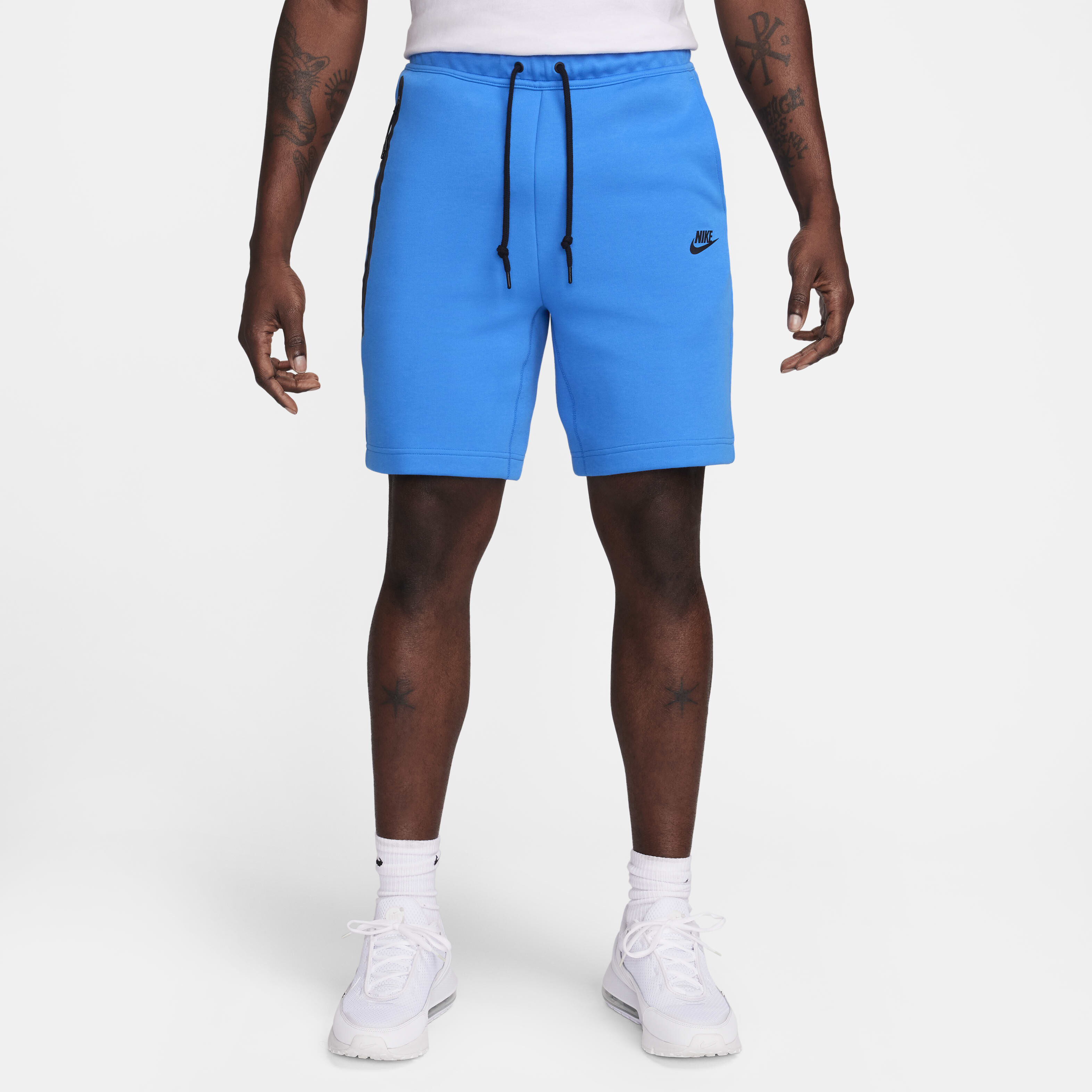 Nike blue fleece shorts store