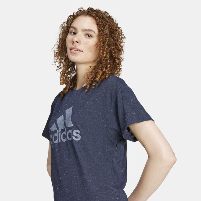 adidas Women's Sportswear Future Icons Winners 3.0 T-Shirt Blue adidas Women's Sportswear Future Icons Winners 3.0 T-Shirt Blue image number 1