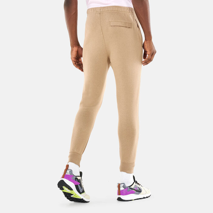 Nike Men's Sportswear Club Fleece Joggers Beige Nike Men's Sportswear Club Fleece Joggers Beige image number 1