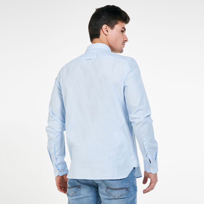 Timberland Men's Ela River Elevated Oxford Shirt Blue Timberland Men's Ela River Elevated Oxford Shirt Blue image number 1