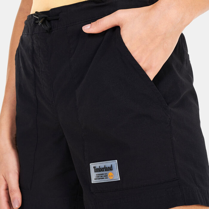 Timberland Women's Progressive Utility Shorts Black image number 3