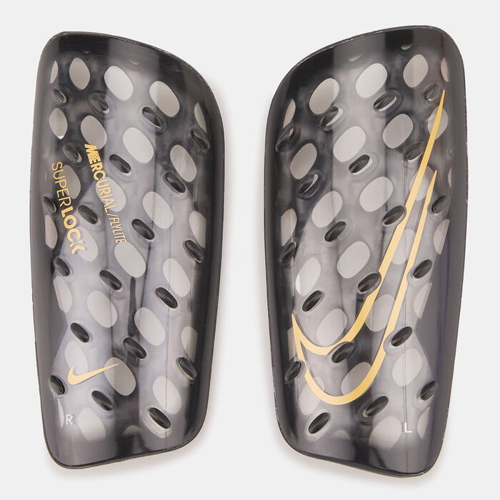 Nike Mercurial FlyLite SuperLock Football Shin Guards Black Nike Mercurial FlyLite SuperLock Football Shin Guards Black image number 1