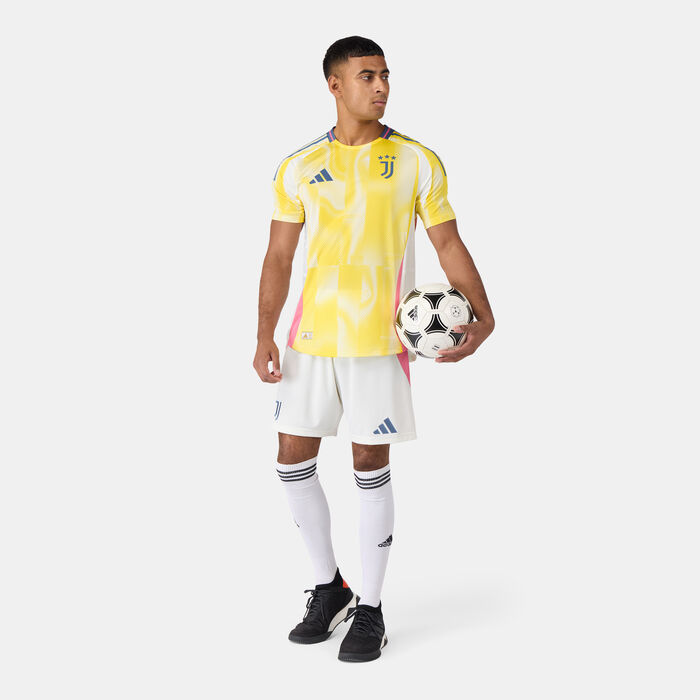 adidas Men's Juventus 24/25 Replica Away Football Shorts White adidas Men's Juventus 24/25 Replica Away Football Shorts White image number 2