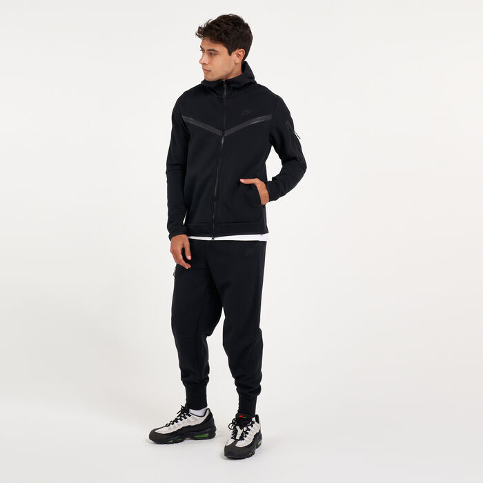 Nike Men's Sportswear Tech Full-Zip Hoodie Black image number 2