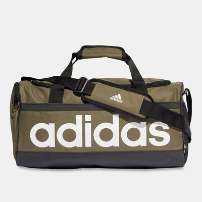 adidas Men's Essentials Linear Duffel Bag (Medium) Multi adidas Men's Essentials Linear Duffel Bag (Medium) Multi