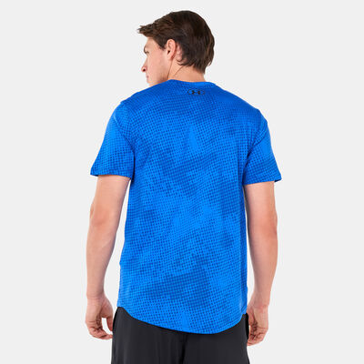 Under Armour Men's Training Vent Jacquard T-Shirt Blue