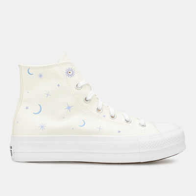 Converse Women's Chuck Taylor All Star Lift High Shoes Beige Converse Women's Chuck Taylor All Star Lift High Shoes Beige