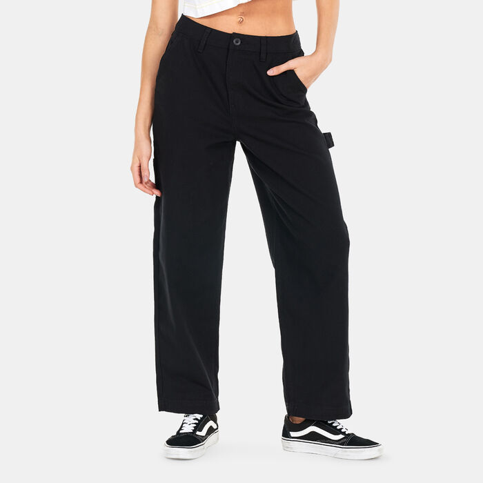 Vans Women's Ground Work Pants Black image number 0