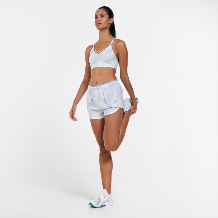 Nike Women's Indy Icon Clash Sky Print Sports Bra Purple Nike Women's Indy Icon Clash Sky Print Sports Bra Purple image number 2