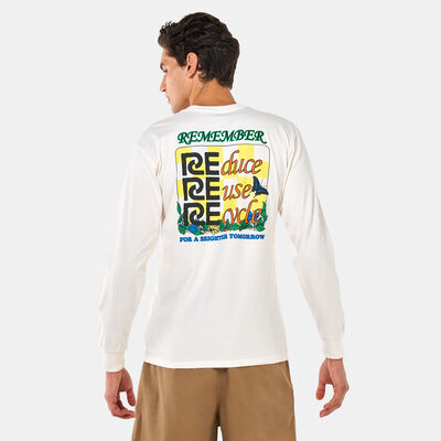 Vans Men's Eco Positivity Long Sleeve T-Shirt White
