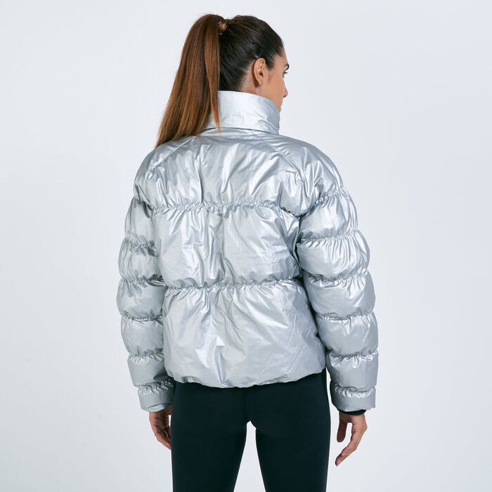 Nike Women's Sportswear Synthetic Fill STMT Jacket Grey Nike Women's Sportswear Synthetic Fill STMT Jacket Grey image number 1
