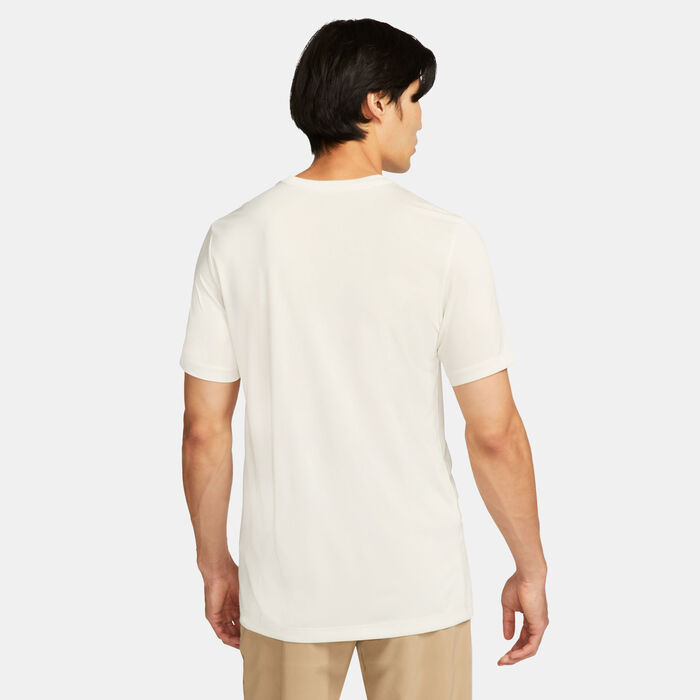 Nike Men's Dri-FIT Graphics T-Shirt White Nike Men's Dri-FIT Graphics T-Shirt White image number 1