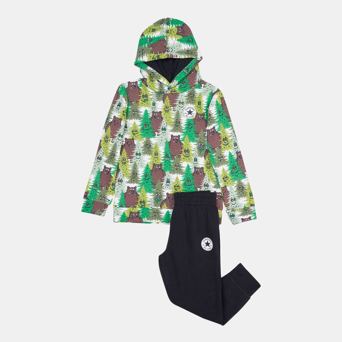 Converse Kids' Into The Wild Fleece Hoodie Multi Converse Kids' Into The Wild Fleece Hoodie Multi image number 0