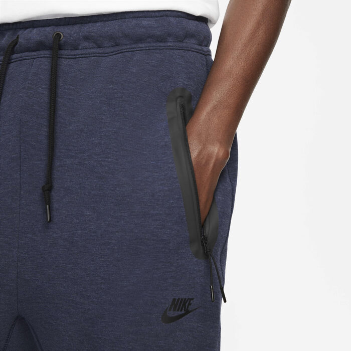 Nike Men's Sportswear Tech Fleece Open-Hem Tracksuit Bottoms Grey image number 2