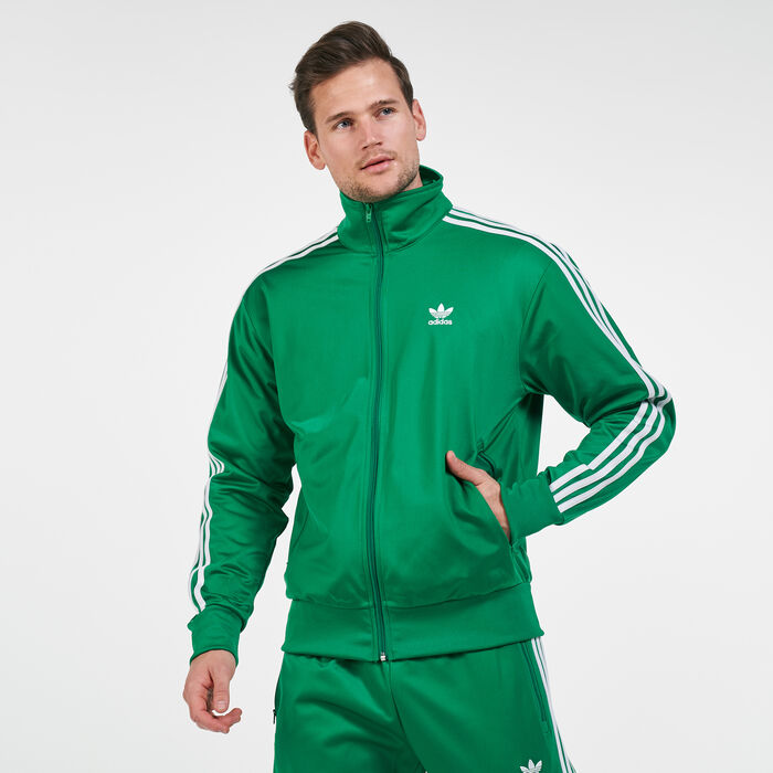 adidas Originals Men's Adicolor Classics Firebird Track Jacket Green adidas Originals Men's Adicolor Classics Firebird Track Jacket Green image number 0