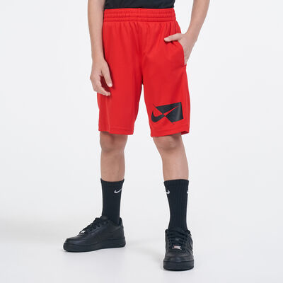 Nike Kids' Dri-FIT Training Shorts (Older Kids) Red