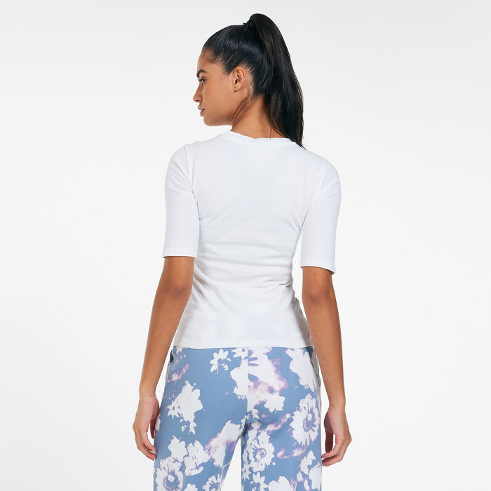 adidas Originals Women's Trefoil T-Shirt White adidas Originals Women's Trefoil T-Shirt White image number 1