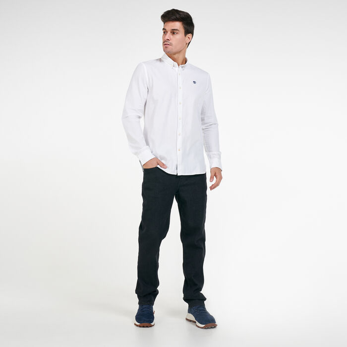 Timberland Men's Ela River Elevated Oxford Shirt White Timberland Men's Ela River Elevated Oxford Shirt White image number 2