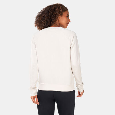 Nike Women's Sportswear Essential Fleece Crew Sweatshirt Ivory