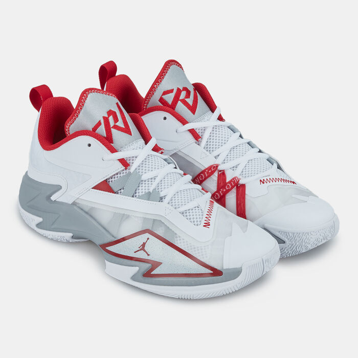 Jordan Men's Jumpman One Take 3 Shoe White image number 2