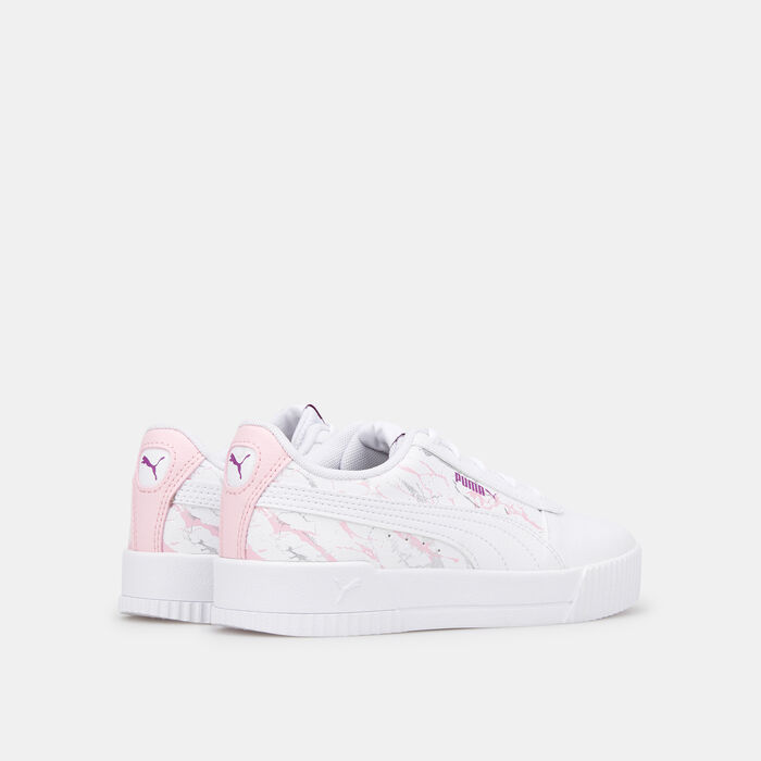 PUMA Kids' Carina Marble Glitter Shoe White image number 2