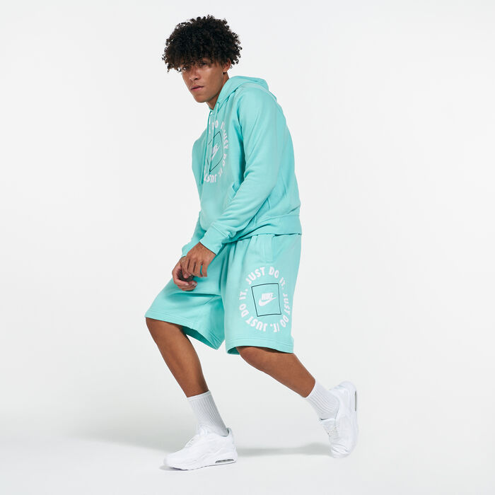 Nike Men's Sportswear Just Do It Fleece Shorts Green Nike Men's Sportswear Just Do It Fleece Shorts Green image number 2