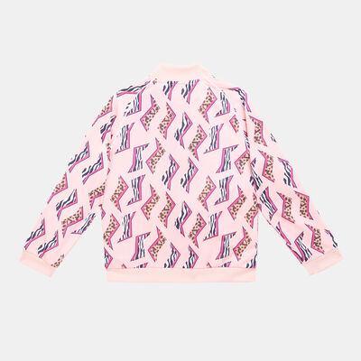 adidas Originals Kids' Allover Print Superstar Jacket (Older Kids) Pink adidas Originals Kids' Allover Print Superstar Jacket (Older Kids) Pink