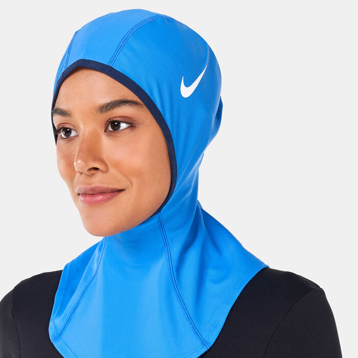 Nike Swim Women's Victory One Swimming Hijab Blue Nike Swim Women's Victory One Swimming Hijab Blue image number 0
